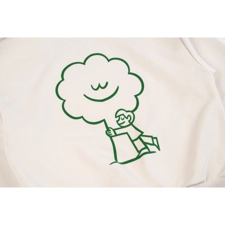 Bluza damska Treehugger  –  Julia Kamińska x Obiektor x FAVNA - off white